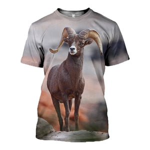 3D Printed Sheep T Shirt Long sleeve Hoodie DT240509
