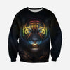 3D Printed Tiger T Shirt Long sleeve Hoodie DT150508