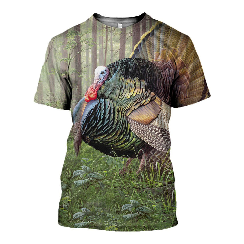 3D printed Turkey T-shirt Hoodie DT220703