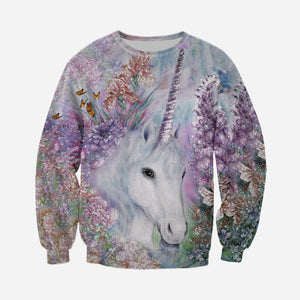 3D Printed Unicorn T Shirt Long sleeve Hoodie DT190510
