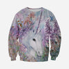 3D Printed Unicorn T Shirt Long sleeve Hoodie DT190510