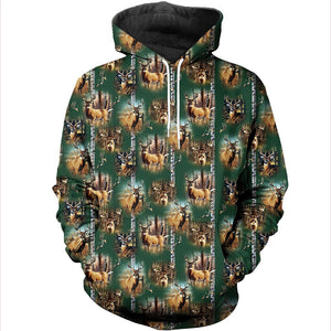3D All Over Printed Deer Camo Shirts And Shorts DT051103