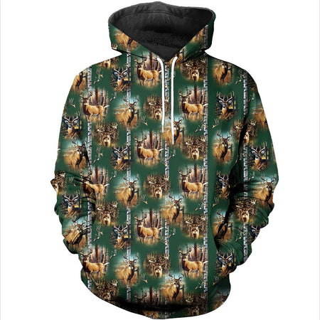 3D All Over Printed Deer Camo Shirts And Shorts DT051103