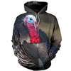 3D Printed Wild Turkey T Shirt Long sleeve Hoodie DT310507