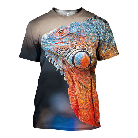 3D All Over Printed Iguana Shirts And Shorts DT011101