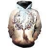 Deer Art 3D Printed Hoodie T-shirt 2018 DT041101
