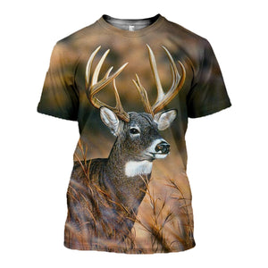 3D Printed Deer Hoodie T-shirt DT010106
