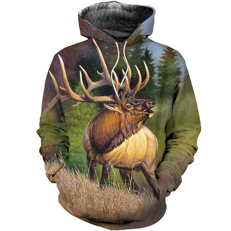 3D All Over Printed Elk Shirts And Shorts MQ231101