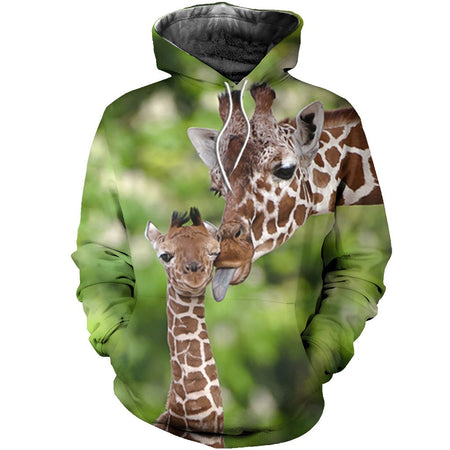 3D All Over Printed Giraffes Shirts And Shorts MQ231102
