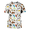 3D All Over Printed Animals Of Madagascar Shirts And Shorts DT251206