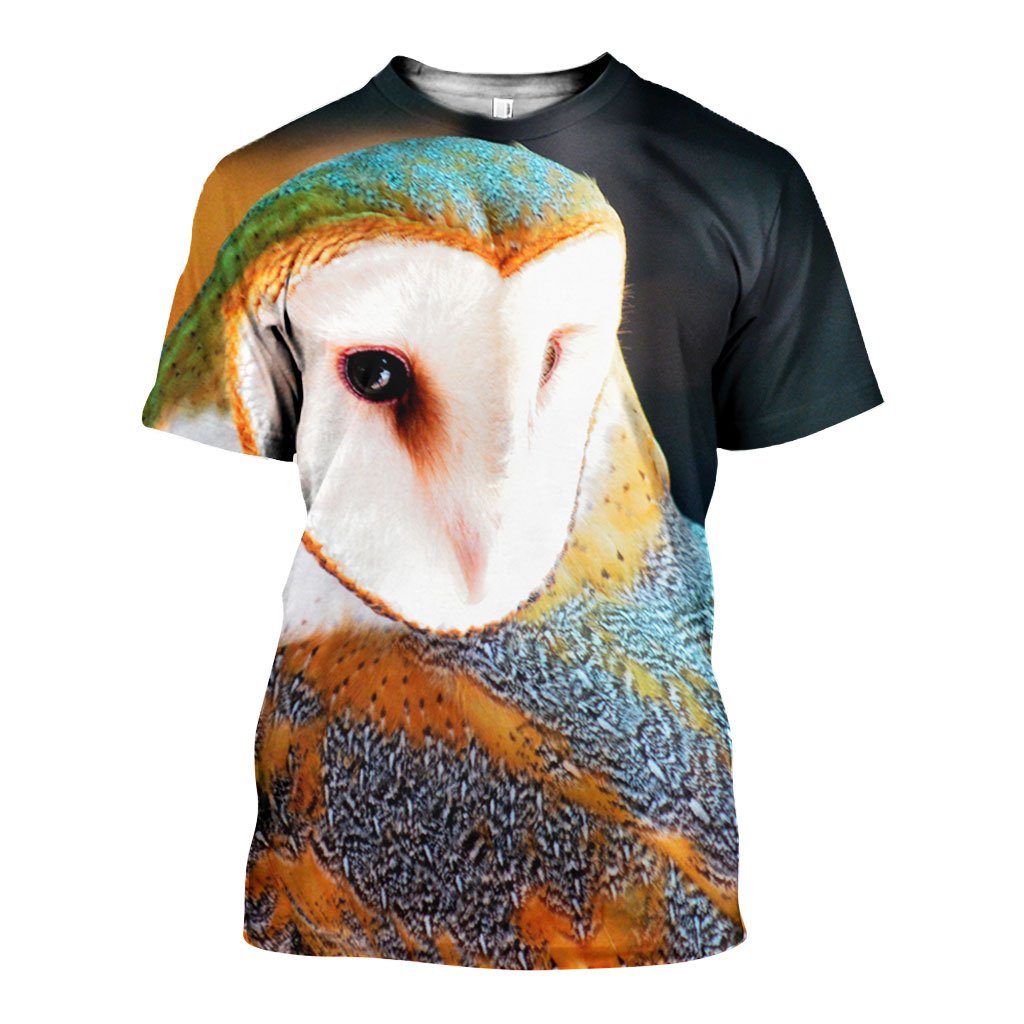 3D All Over Printed Barn owl Shirts And Shorts DT131203