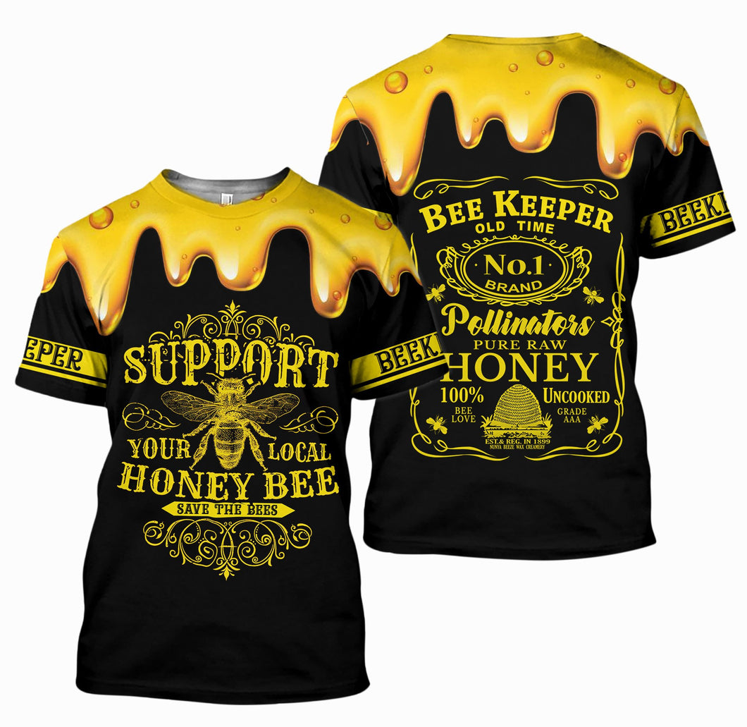 3D All Over Printed Beekeeper Shirts And Shorts DT12091910