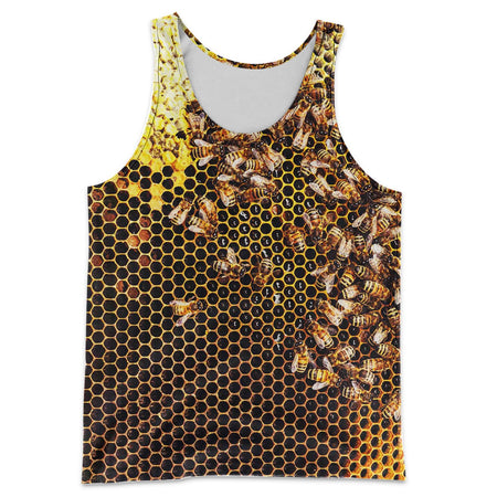 3D All Over Printed Bees Shirts And Shorts DT151104