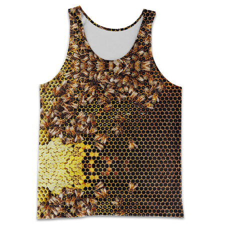 3D All Over Printed Bees Shirts And Shorts HD121202