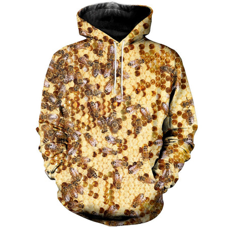 3D All Over Printed Bees Shirts And Shorts DT121205