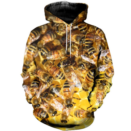 3D All Over Printed Bees Shirts And Shorts DT30071902