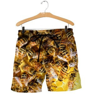3D All Over Printed Bees Shirts And Shorts DT30071902