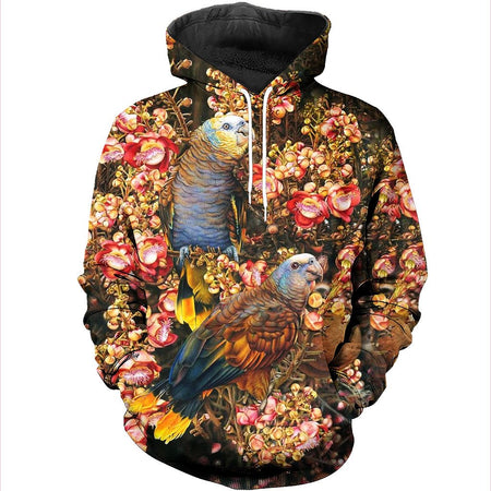 3D All Over Printed Parrot Shirts And Shorts DT101101