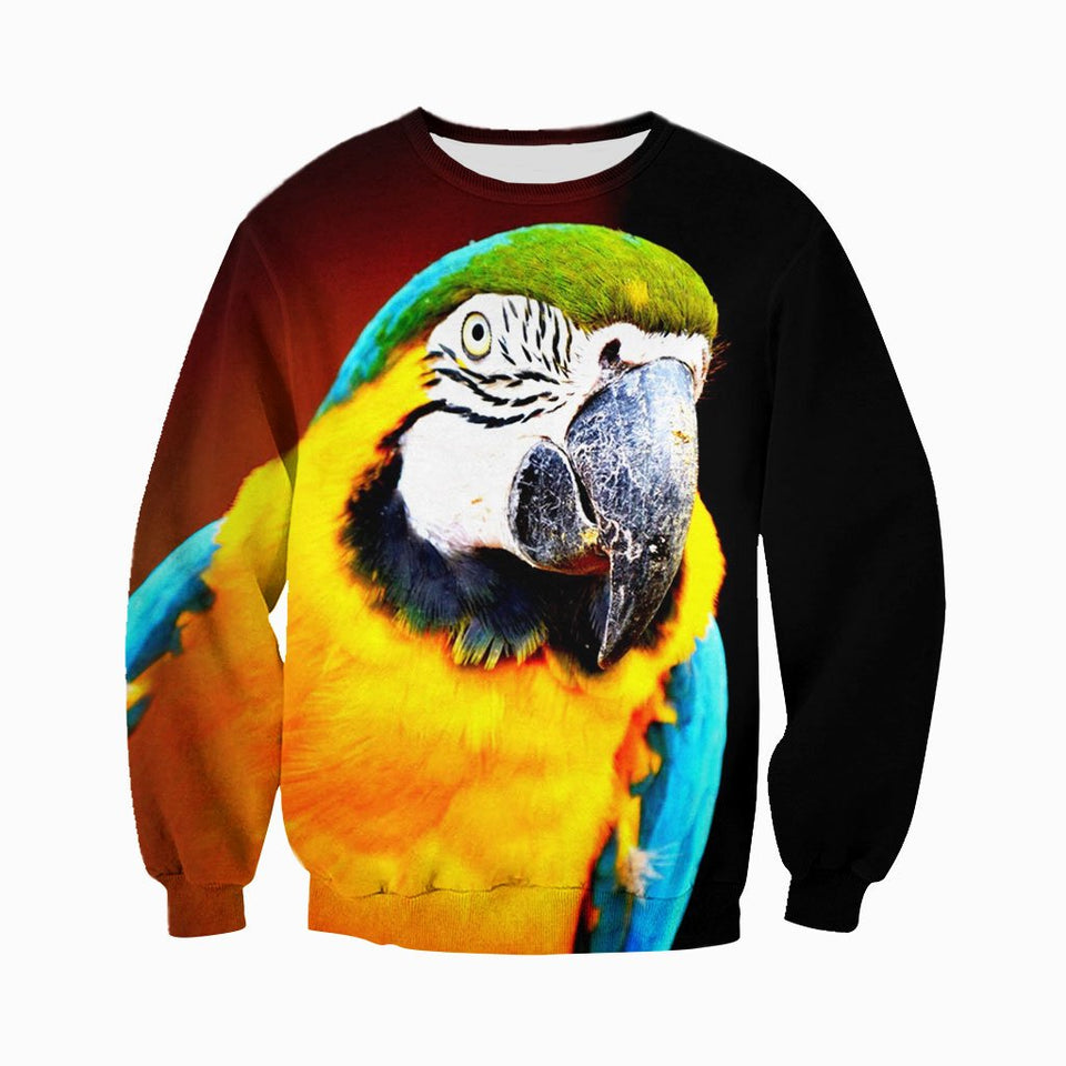 3D All Over Printed Blue and Yellow Macaw Shirts And Shorts DT231106
