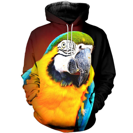 3D All Over Printed Blue and Yellow Macaw Shirts And Shorts DT231106