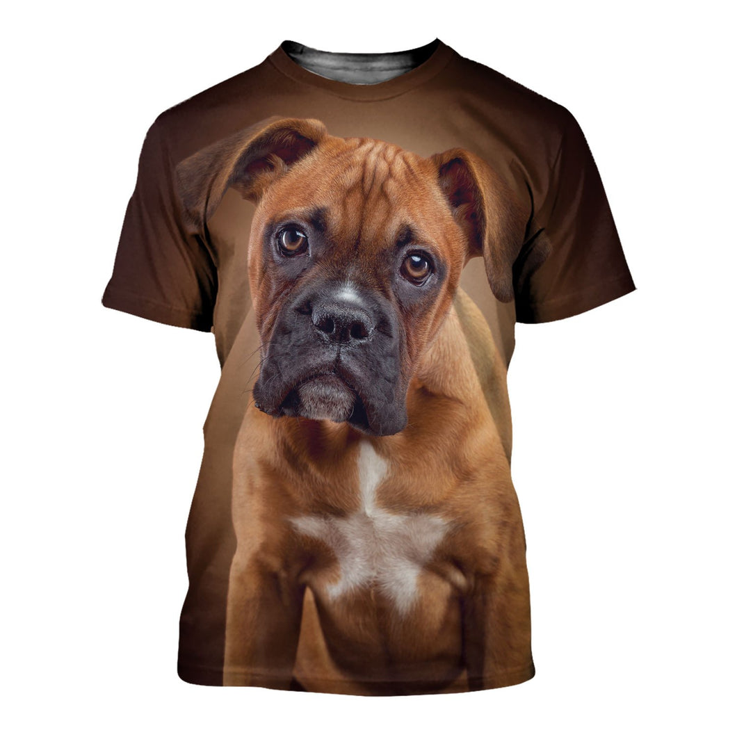 3D All Over Printed Boxer Dog Shirts And Shorts DT23081904