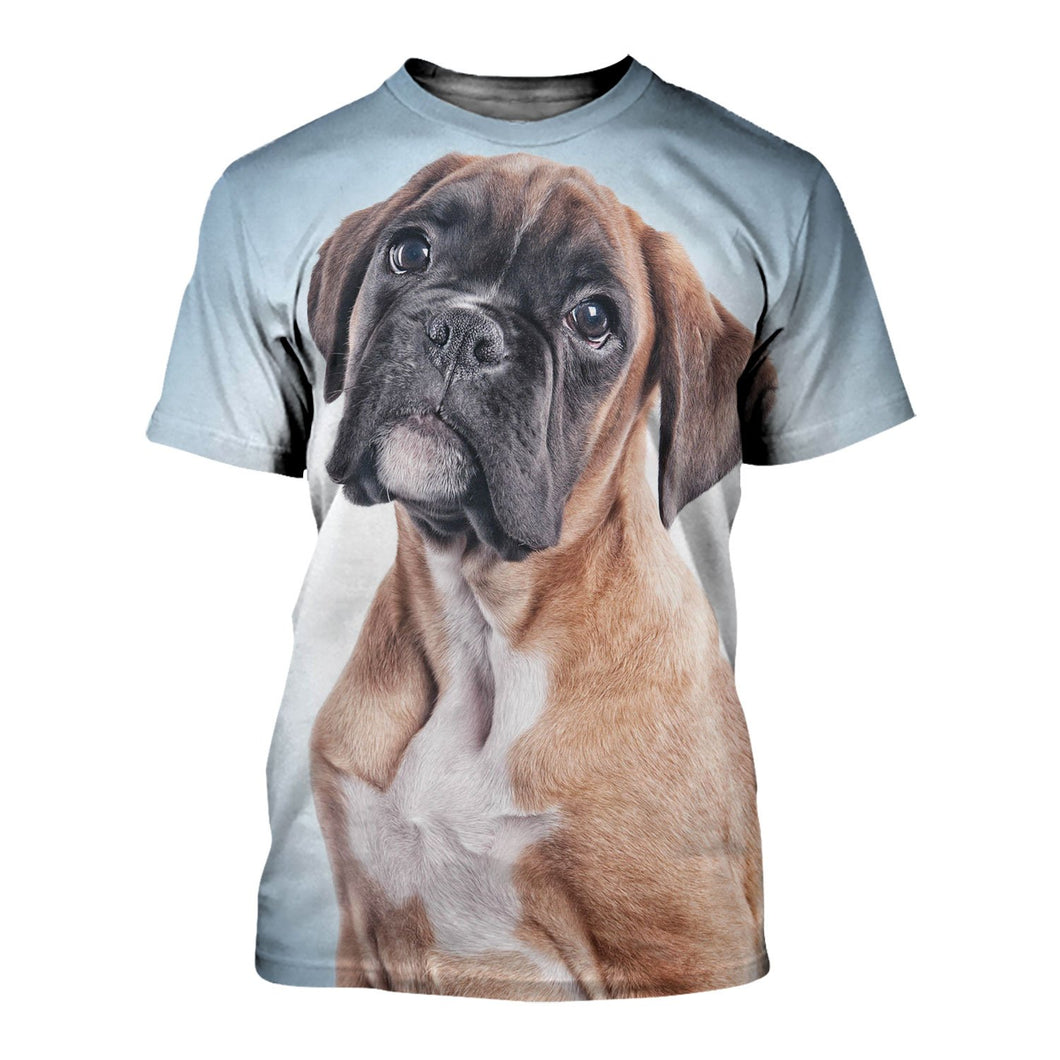 3D All Over Printed Boxer Dog Shirts And Shorts DT23081905