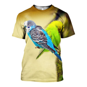 3D All Over Printed Budgerigar Shirts And Shorts DT08081902