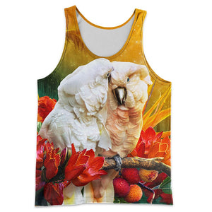 3D All Over Printed Cockatoo Shirts And Shorts DT01041901