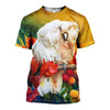 3D All Over Printed Cockatoo Shirts And Shorts DT01041901