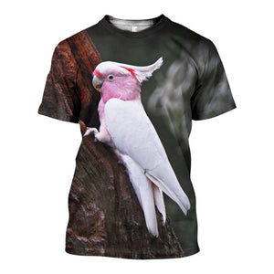 3D All Over Printed Cockatoo Shirts And Shorts DT071203