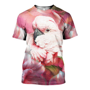 3D All Over Printed Cockatoo Shirts And Shorts DT131201