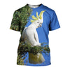 3D All Over Printed Cockatoo Shirts And Shorts DT191113