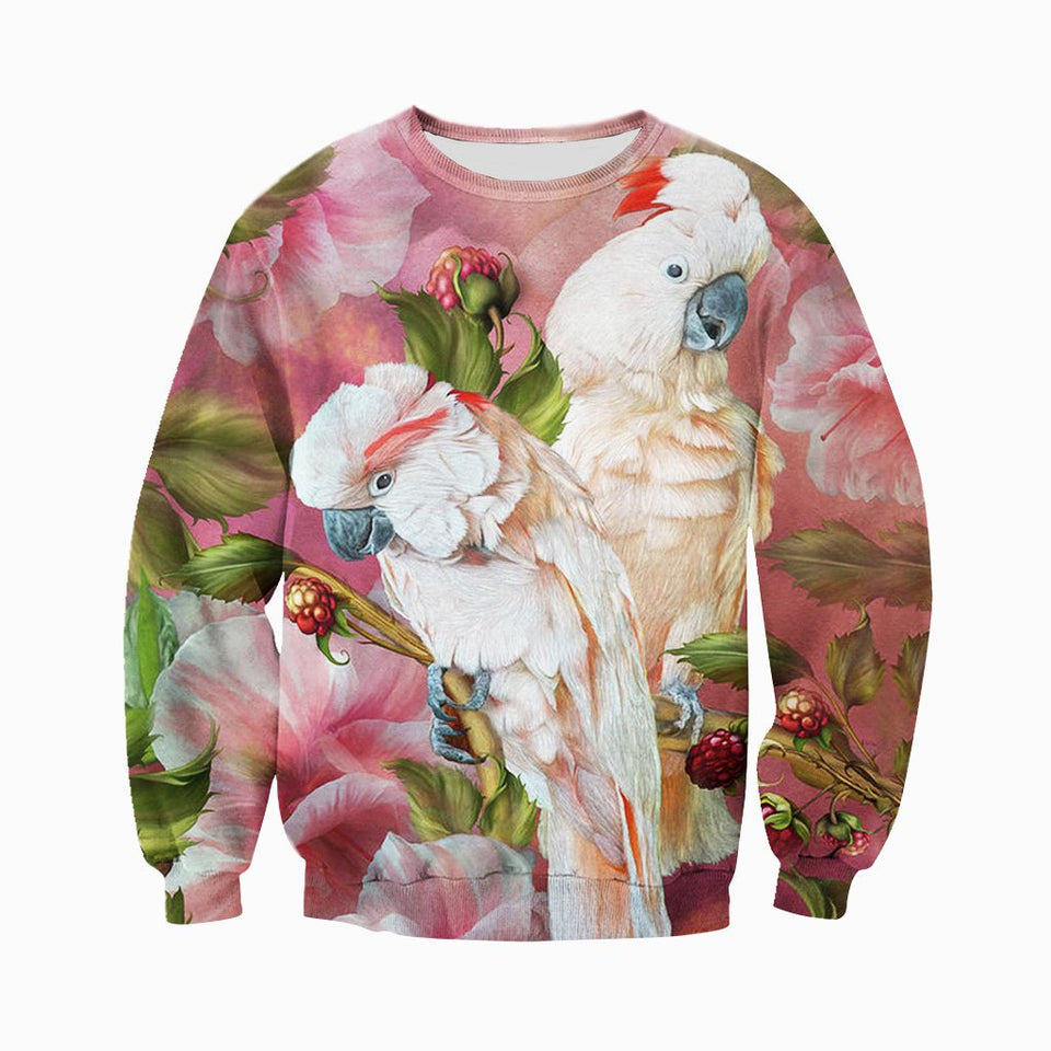 3D All Over Printed Cockatoo Shirts And Shorts DT191115