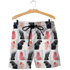 3D All Over Printed Cockatoos Shirts And Shorts DT191116