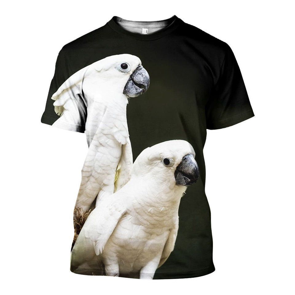 3D All Over Printed Cockatoo Shirts And Shorts DT2002201906
