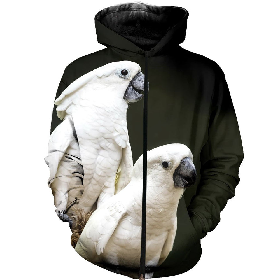 3D All Over Printed Cockatoo Shirts And Shorts DT2002201906