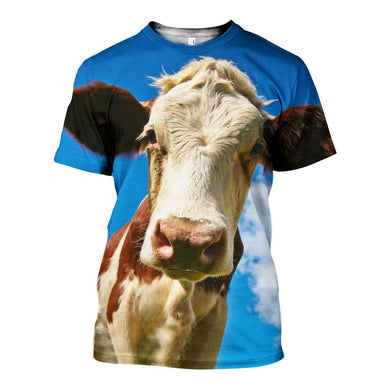 3D All Over Printed Cow Shirts And Shorts DT05091903
