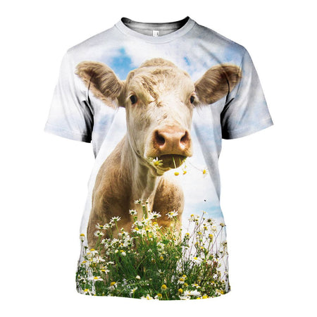 3D All Over Printed Cow Shirts And Shorts DT05091906