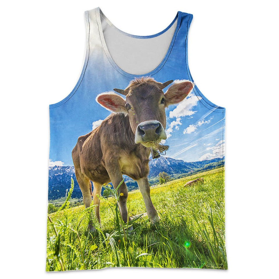 3D All Over Printed Cow Shirts And Shorts DT05091908