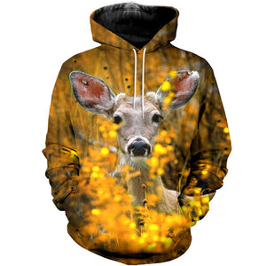 3D All Over Printed Deer Shirts And Shorts DT03061903