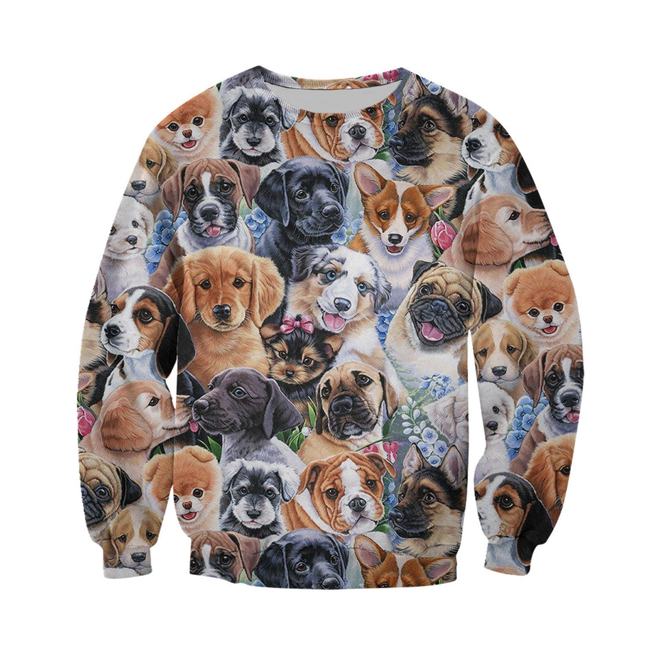3D All Over Printed Dogs Shirts And Shorts DT23081915