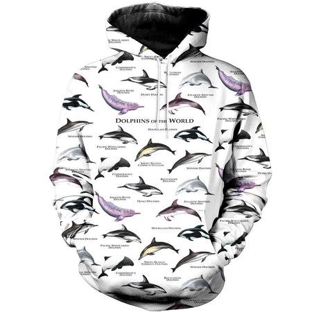 3D All Over Printed Dolphins Shirts And Shorts DT27051901