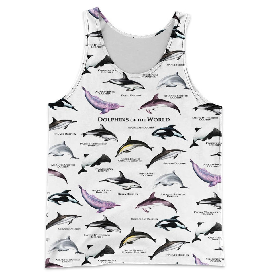 3D All Over Printed Dolphins Shirts And Shorts DT27051901
