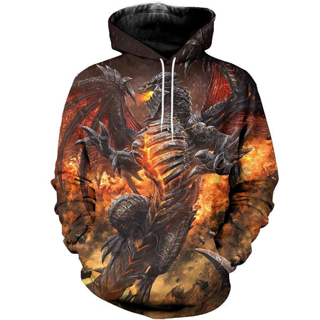 3D All Over Printed Dragon Shirts And Shorts DT01031903