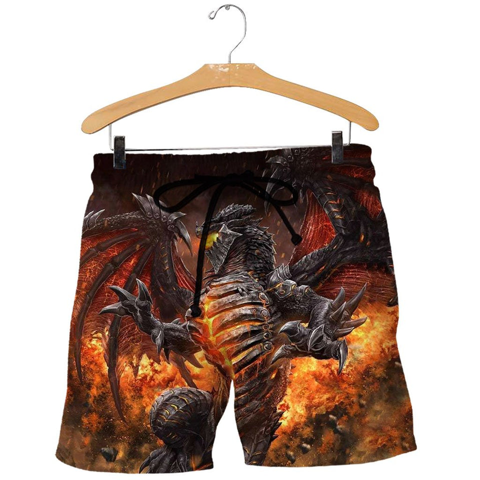 3D All Over Printed Dragon Shirts And Shorts DT01031903