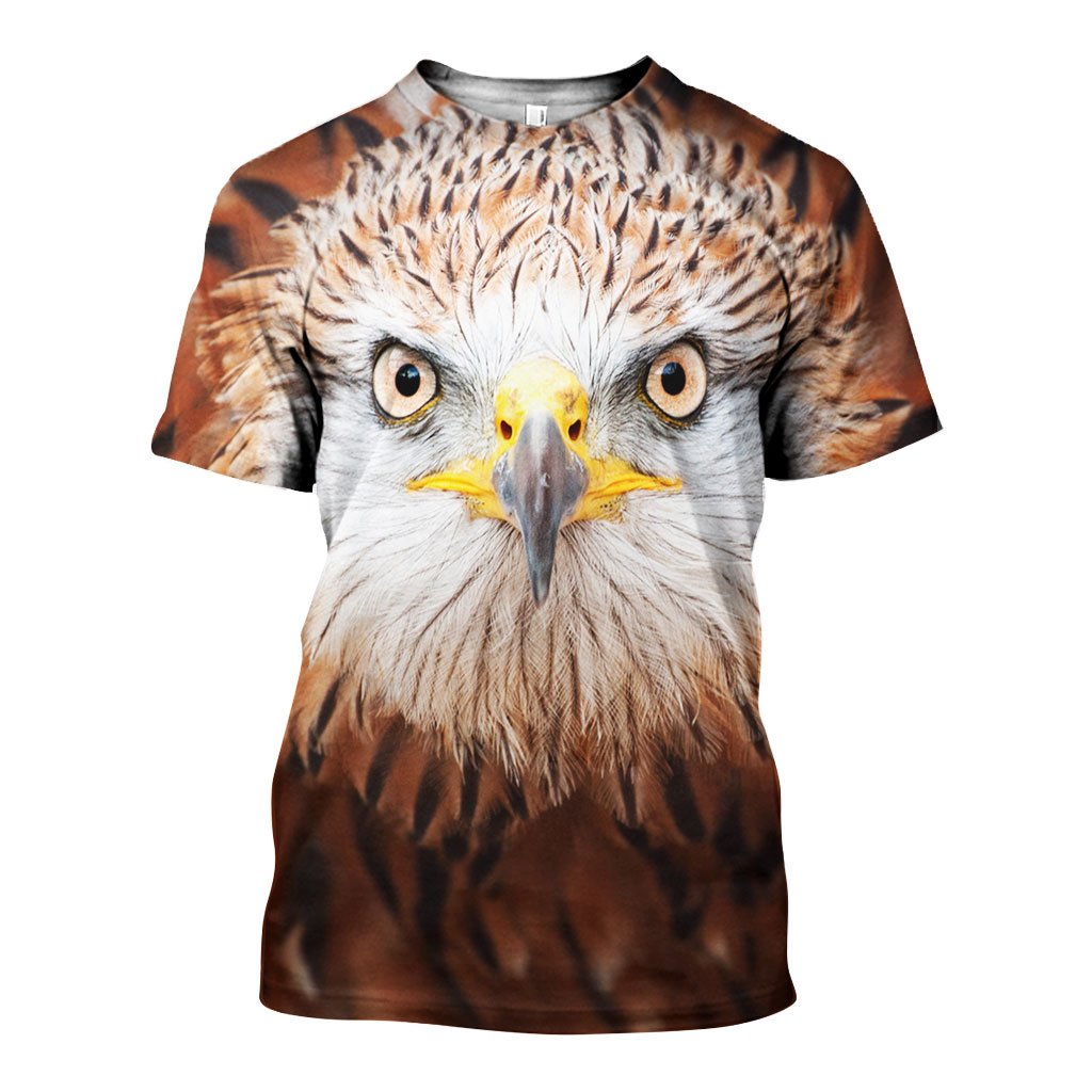 3D All Over Printed Golden Eagle Shirts And Shorts DT13081902
