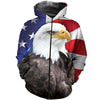 3D All Over Printed Eagle Shirts And Shorts HD091101