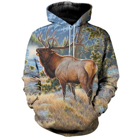 3D All Over Printed Elk Shirts And Shorts DT171105