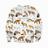 3D All Over Printed Fox Shirts And Shorts DT051202
