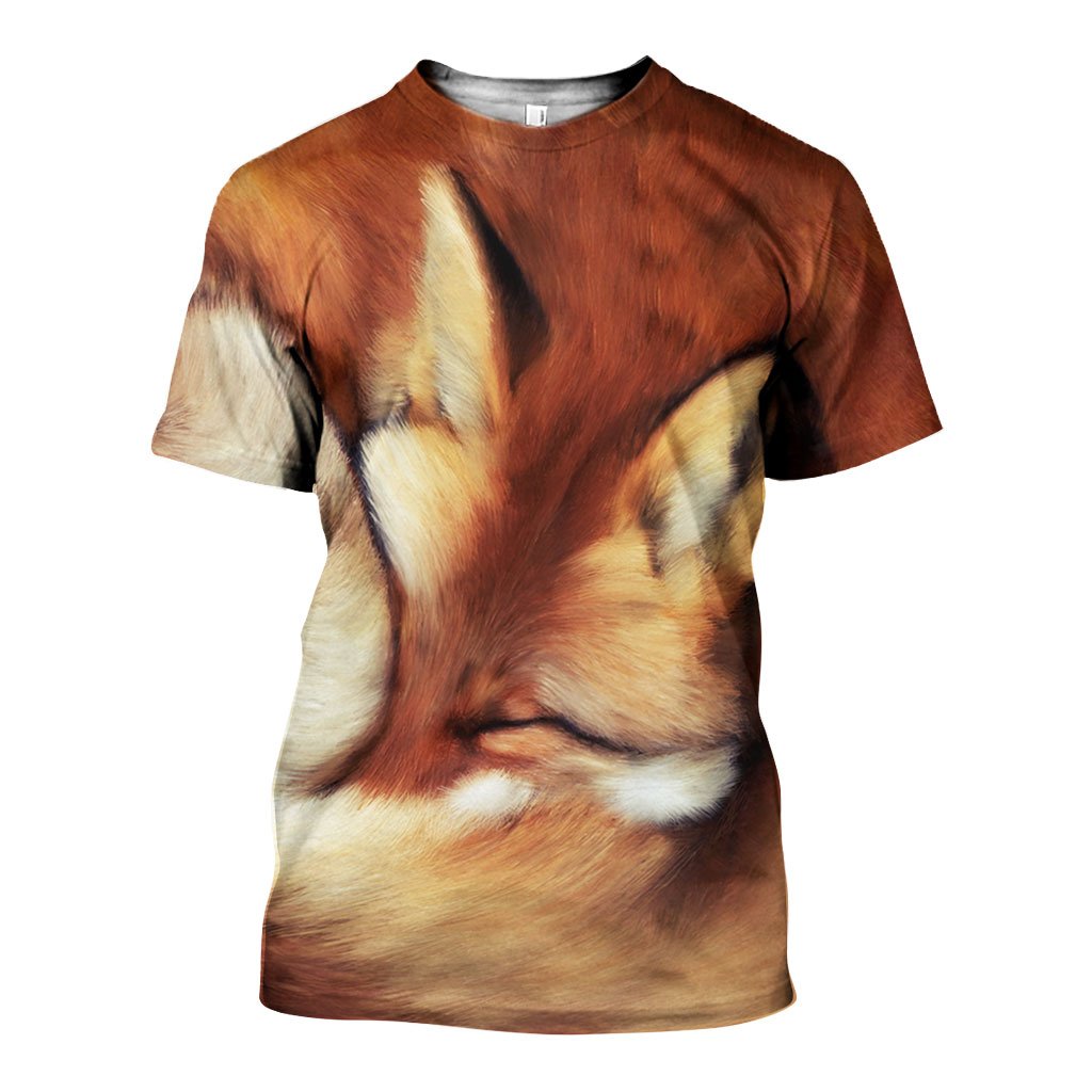 3D All Over Printed Fox Shirts And Shorts DT10041901